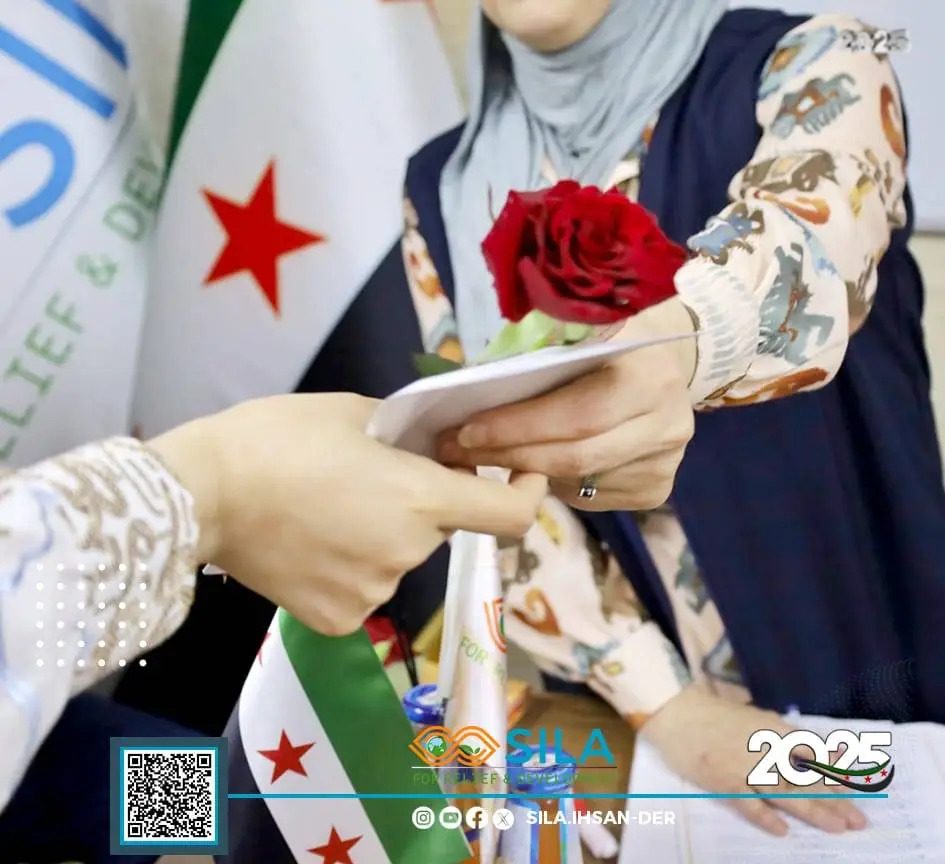 Honoring the medical and nursing staff at the medical point in Jableh