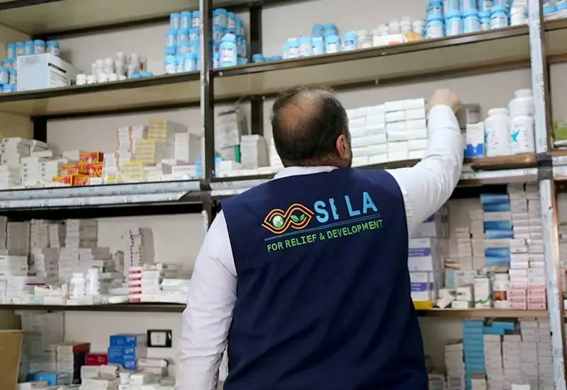 Supporting the dispensary and the charity pharmacy in the Idlib countryside, northern Syria
