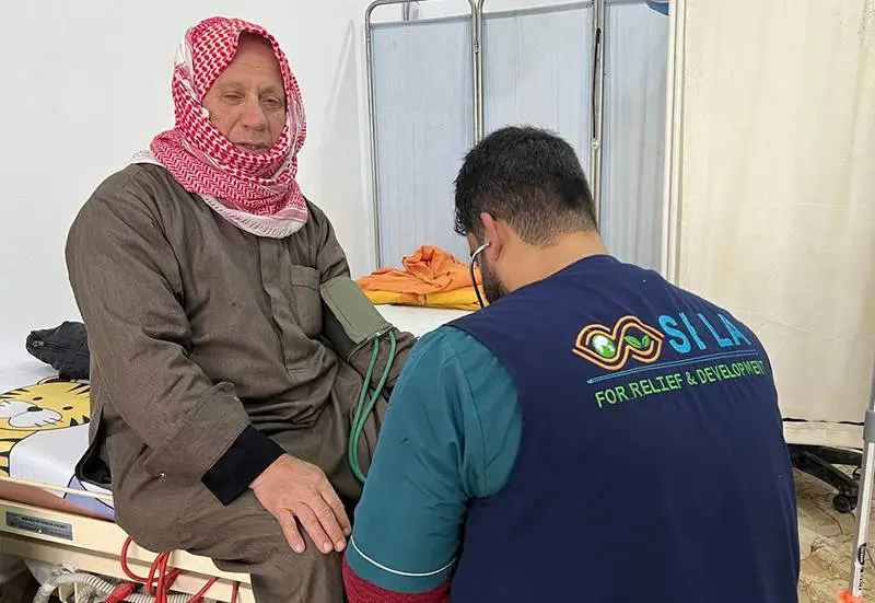 We provide first aid and take care of the health of families free of charge