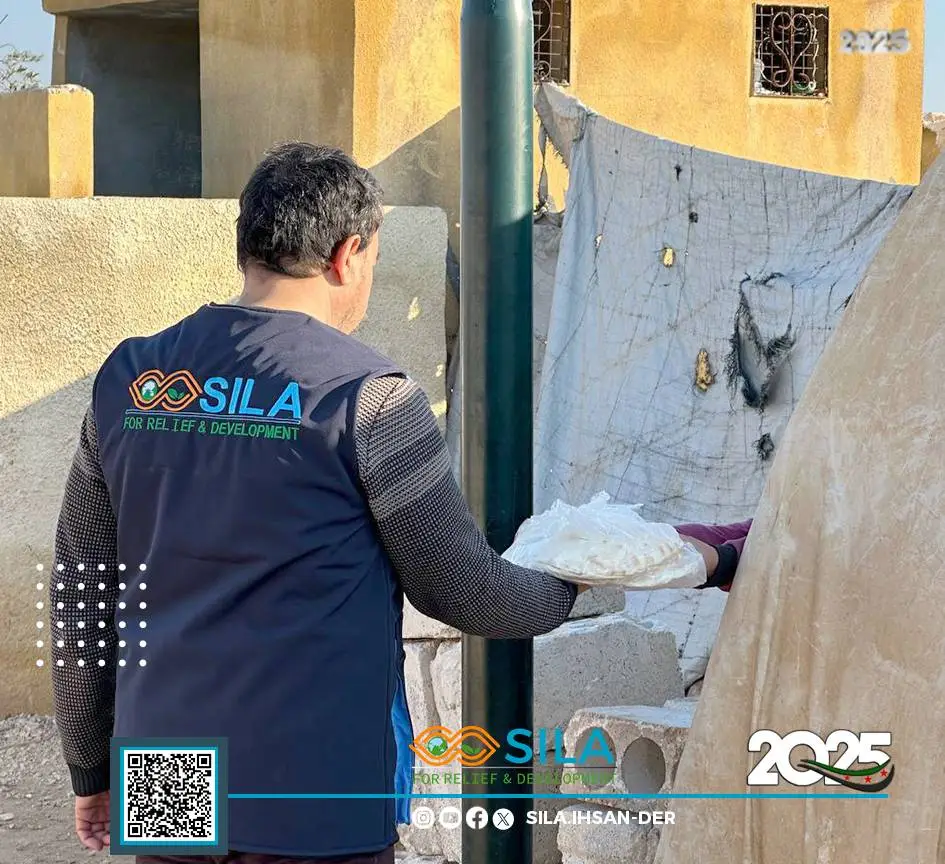 Production of bread and distribution to displaced families